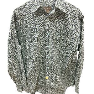 Ariat Men's Green Floral Button-Up Shirt